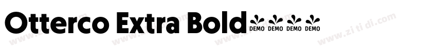 Otterco Extra Bold字体转换